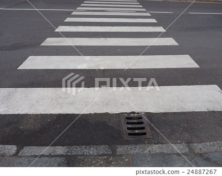 Zebra crossing sign 24887267