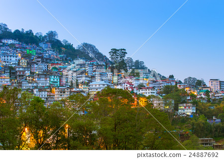 View of Gangtok The Capital City of Sikkim, India 24887692
