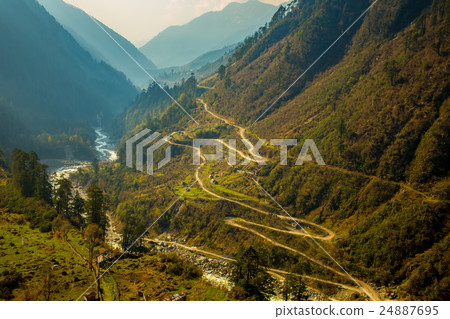 Chopta Valley in North Sikkim, India 24887695