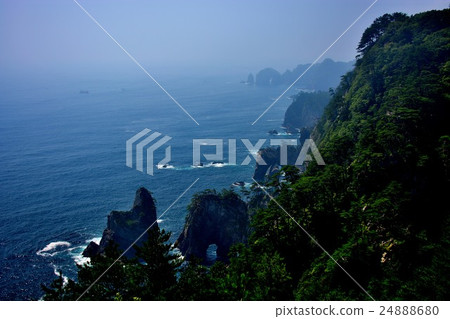 東北·三陸河岸·北山崎觀景台·從第1觀景台尋找Yagoshi Cape（3） 24888680