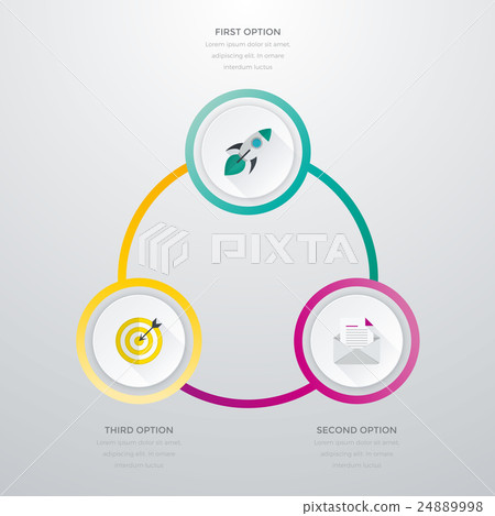 infographics three options 24889998