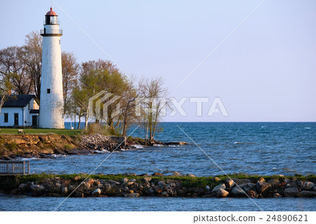 Pointe aux Barques Lighthouse, built in 1848 Pointe aux Barques Lighthouse, built in 1848 24890621