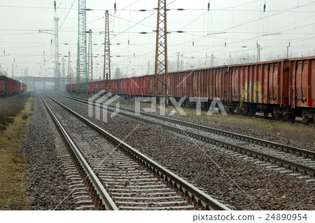 Railway Tracks and Wagons Railway Tracks and Wagons 24890954