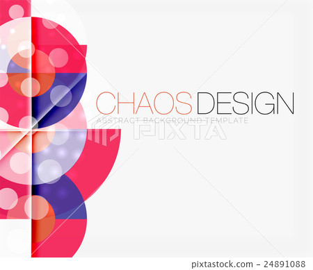 Abstract background with round shapes 24891088