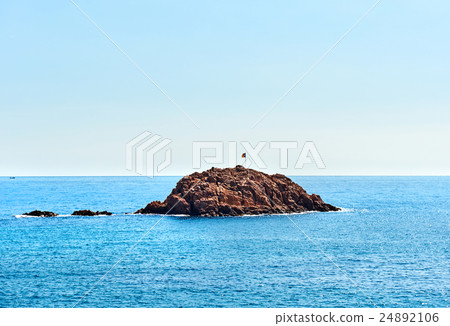 Island in the bay of Tossa de Mar 24892106