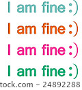 I am okey sign vector illustration. 24892288