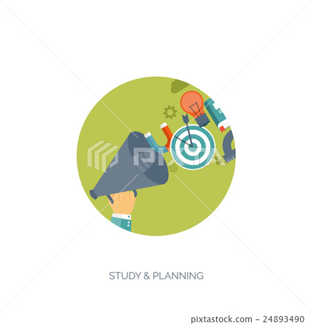 Vector illustration. Flat backgrounds set. New Vector illustration. Flat backgrounds set. New 24893490
