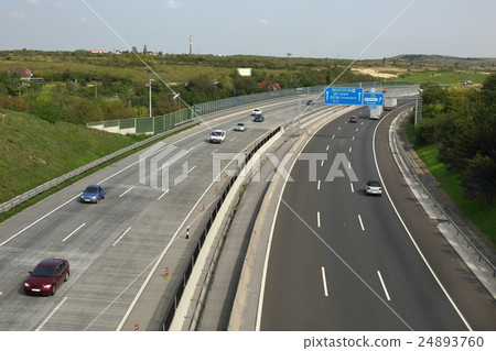 Highway with low traffic Highway with low traffic 24893760
