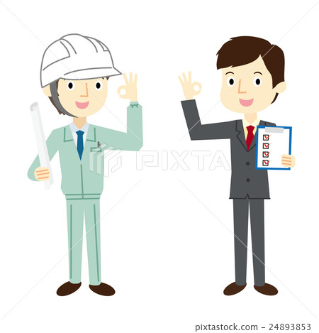 Real estate salesman and architect Real estate salesman and architect 24893853