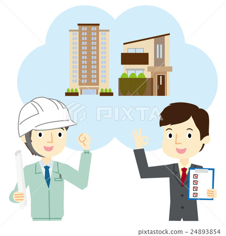 Real estate salesman and architect Real estate salesman and architect 24893854