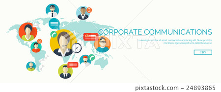 Vector illustration. Flat background. Social media Vector illustration. Flat background. Social media 24893865