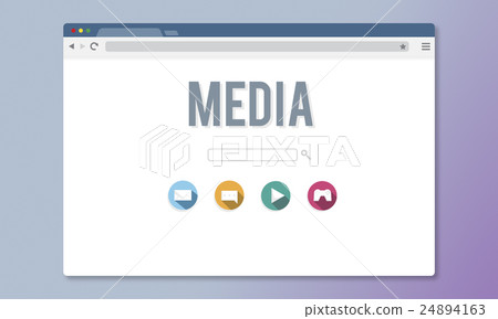 Media Digital Communication Television Social Concept Media Digital Communication Television Social Concept 24894163