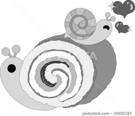 Cute snail and rolled cake Cute snail and rolled cake 24895287