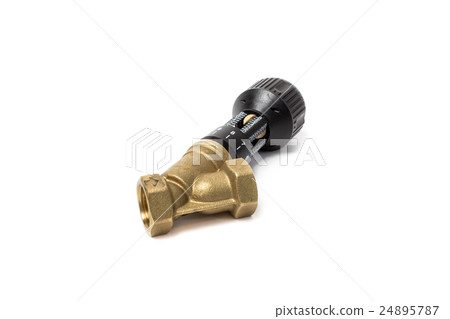 Balancing valve isolated on white background 24895787