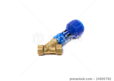 Balancing valve isolated on white background Balancing valve isolated on white background 24895792