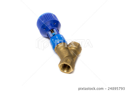 Balancing valve isolated on white background Balancing valve isolated on white background 24895793