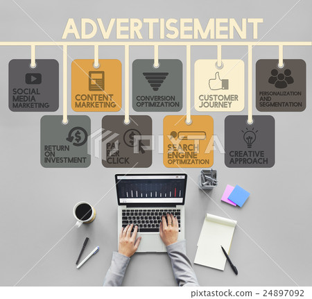 Advertisement Online Marketing Commerce Concept 24897092