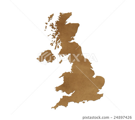 British map illustration 24897426
