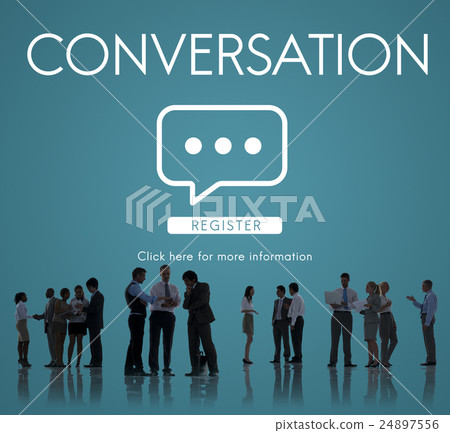 Conversation Communication Online Message Concept Conversation Communication Online Message Concept 24897556