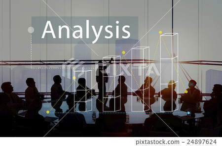 Bar Graph Statistics Analysis Business Concept 24897624