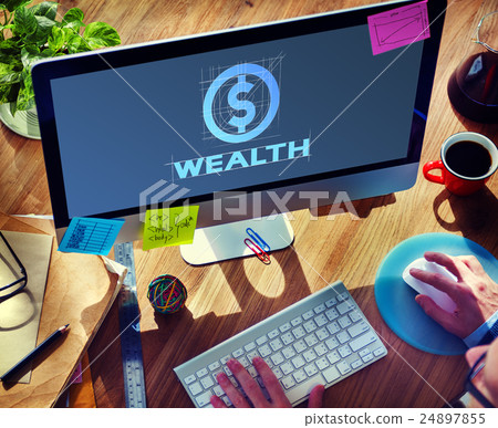 Wealth Finance Business Technology Graphic Concept Wealth Finance Business Technology Graphic Concept 24897855