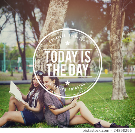 Today Is The Day Inspiration Positive Motivation Concept 24898296