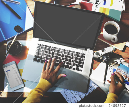 Mockup Copy Space Blank Screen Concept 24898527
