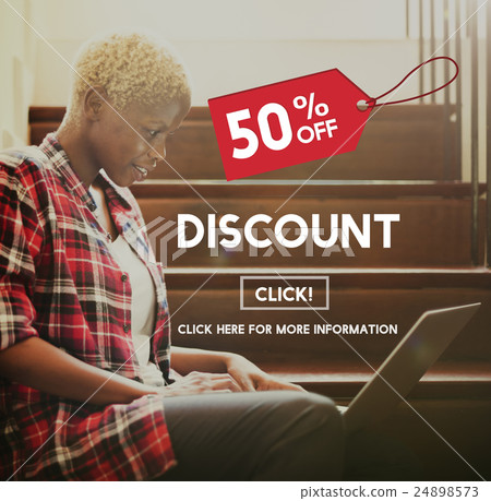 Discount Half Price Marketing Promotion Consumer Concept 24898573