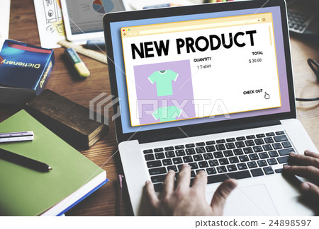 New Product Launch Promotion Marketing Services Concept 24898597