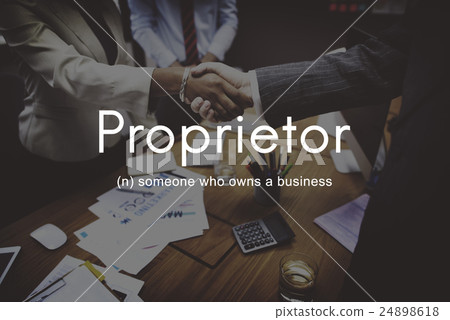 Proprietor Business Owner Founder Chairman Management Concept 24898618