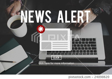 News Newsletter Announcement Update Information Concept 24898620