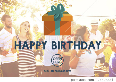 Happy Birthday Event Occasion Anniversary Concept 24898821
