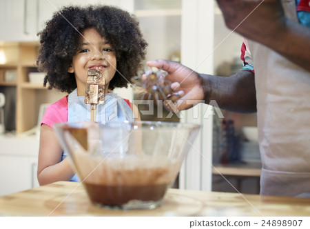 Kids Cooking Baking Cookies Kitchen Concept Kids Cooking Baking Cookies Kitchen Concept 24898907