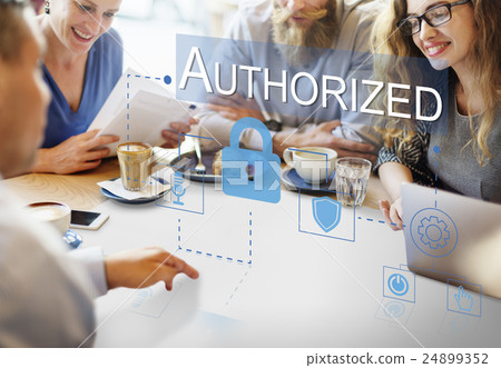 Login Accessible Password Authorized Permission Concept Login Accessible Password Authorized Permission Concept 24899352