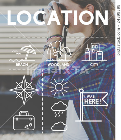 Location Mapping Journey Navigation Concept 24899599