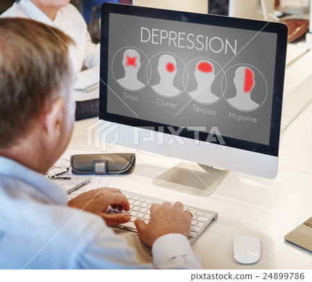 Headache Symptom Migraine Tension Cluster Concept 24899786