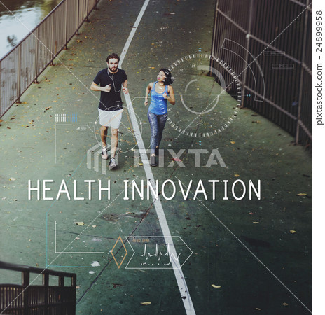 Health Fitness Healthcare Tracking Technology Concept 24899958