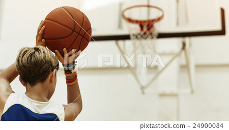 Basketball Bounce Competition Exercise Player Concept 24900084