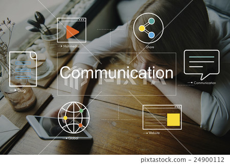 Social Media Chat Blog Media Concept Social Media Chat Blog Media Concept 24900112