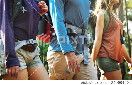 Backpacker Camping Hiking Journey Travel Trek Concept Backpacker Camping Hiking Journey Travel Trek Concept 24900450