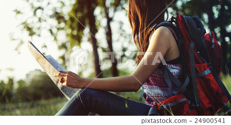 Map Direction Journey Wanderlust Explore Route Concept 24900541