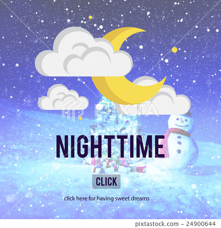 Nighttime Bright Moon Moonlight Tranquil Concept Nighttime Bright Moon Moonlight Tranquil Concept 24900644