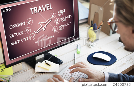 Flight Information Selection Tourism Transport Concept Flight Information Selection Tourism Transport Concept 24900783