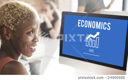 Financial Trade Economics Financial Graphic Concept 24900980