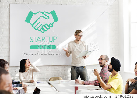 Business Organization Handshake Graphics Concept Business Organization Handshake Graphics Concept 24901255
