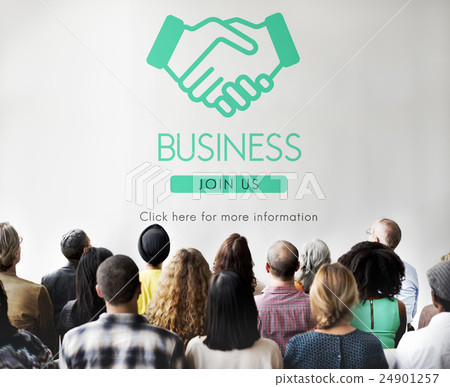 Business Organization Handshake Graphics Concept 24901257