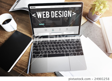 Web Design Internet Website Responsive Software Concept Web Design Internet Website Responsive Software Concept 24901258
