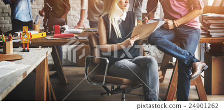 Brainstorming Team Working Office Colleagues Concept 24901262