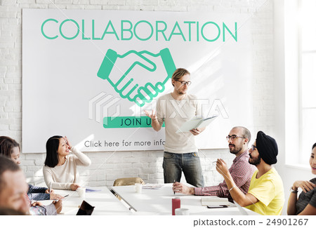 Business Organization Handshake Graphics Concept Business Organization Handshake Graphics Concept 24901267