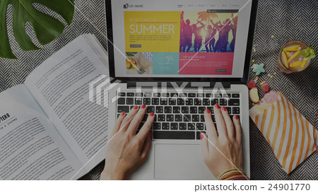 Celebrating Chill Coast Party Beach Summer Travel Concept Celebrating Chill Coast Party Beach Summer Travel Concept 24901770